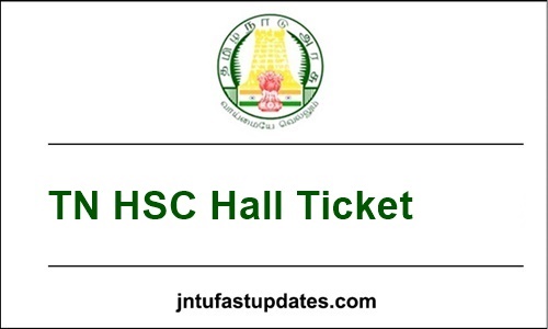 TN 12th Hall Ticket 2023, Tamil Nadu Board HSC Admit Card