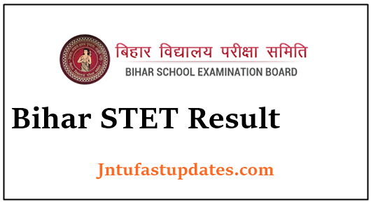 Bihar STET Result 2023, Merit List & Cutoff Marks @ bsebstet.com